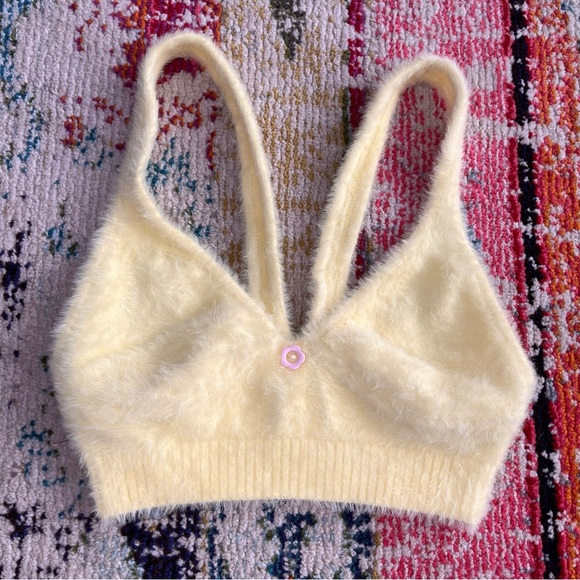 For Love & Lemons Devon Crop Tank Top - Picture 1 of 12